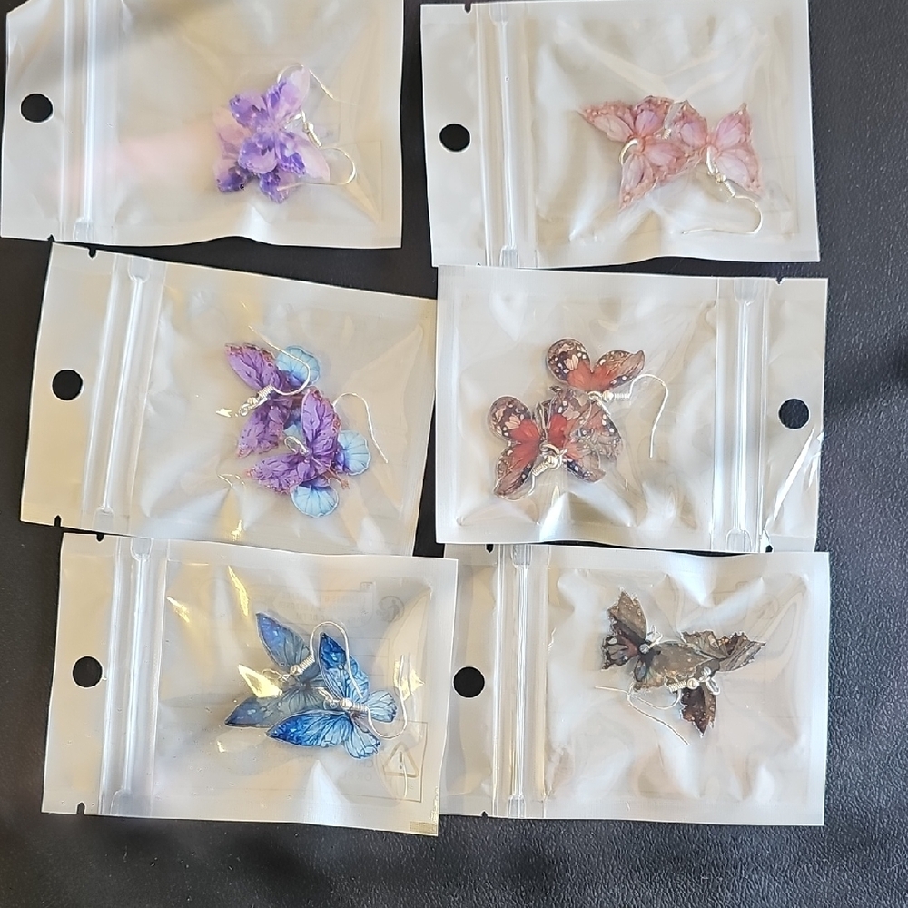 Assorted Butterfly Earrings